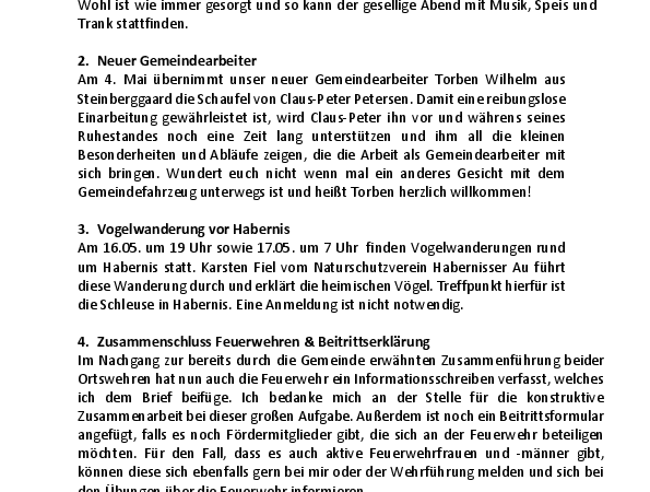 Bürgermeisterbrief